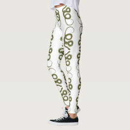 Legging Padrão de Cobra de Viper