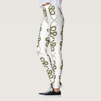 Legging Padrão de Cobra de Viper