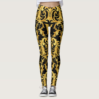 Legging Padrão de Coleção de Barocco Versace