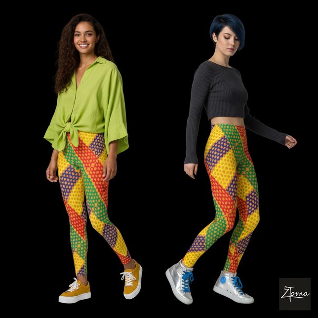 LEGGING PADRÃO DE COR (Criador carregado)