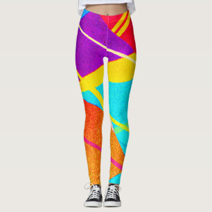 Legging Padrão de cor expressivo