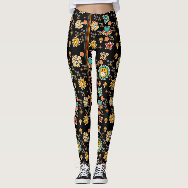 LEGGING PADRÃO DE CORAÇÃO (Frente)