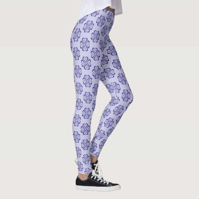 Legging Padrão de corações (Direita)
