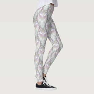 Legging Padrão de Coruja Oracle Roxo Pastel
