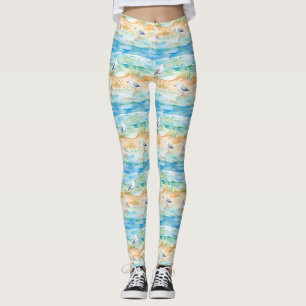 Legging Padrão de Costa de Maçarico (1)
