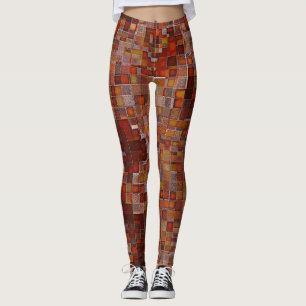 Legging Padrão de design de arte