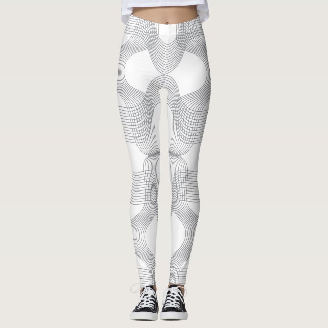 Legging Padrão de design gráfico simples, moderno e versát (Frente)