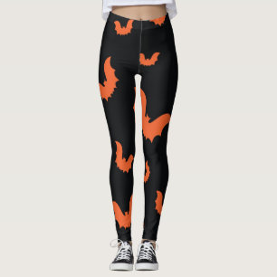 Legging Padrão de Dia das Bruxas