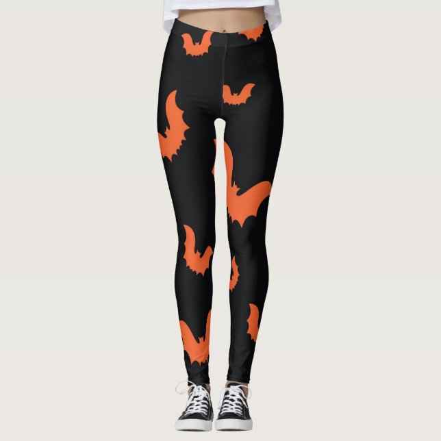Legging Padrão de Dia das Bruxas (Frente)