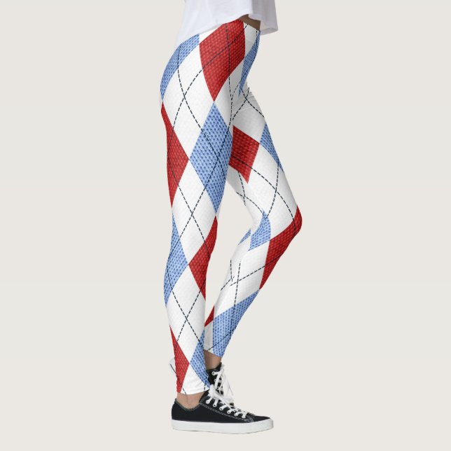 Legging Padrão de diamante (Direita)