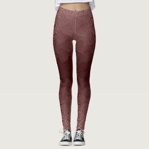 Legging Padrão de disco 02.Cinza DRed BG