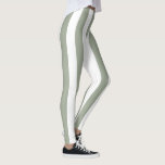 Legging Padrão de distribuição branca<br><div class="desc">Um simples padrão de stripe branca.</div>