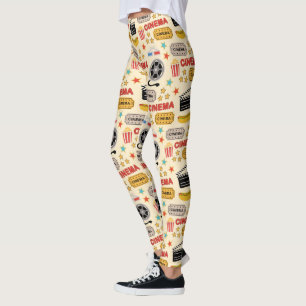 Legging Padrão de diversão do cinema