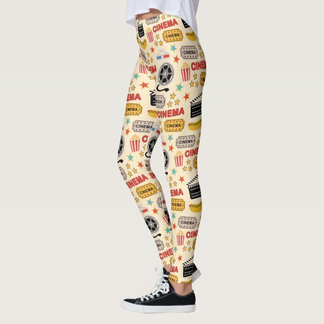 Legging Padrão de diversão do cinema (Esquerda)