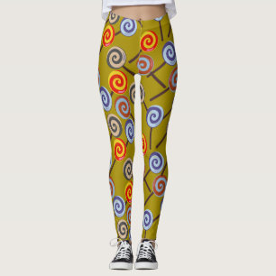 Legging Padrão de doces Padrão do lombo pirulito 26
