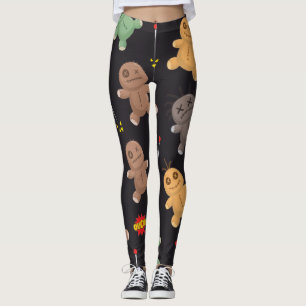 Legging Padrão de Dolls do Voodoo