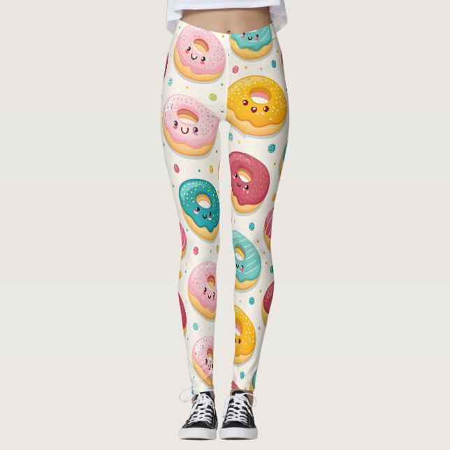 Legging Padrão de Donut (Frente)