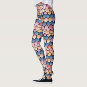 Legging Padrão de Escala de Luz da Glitter Sparkle