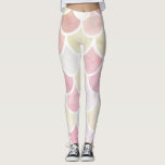 Legging Padrão de Escala de Sereia de Sereia de Cor de Águ<br><div class="desc">Padrão de Escala de Sereia de Sereia de Cor de Água Colorida Moderna</div>