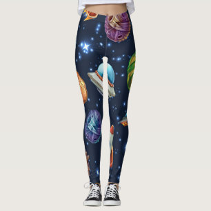 Legging Padrão de espaço