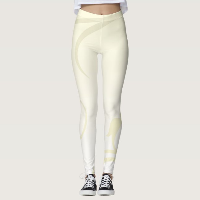 Legging Padrão de espirais moles (Frente)