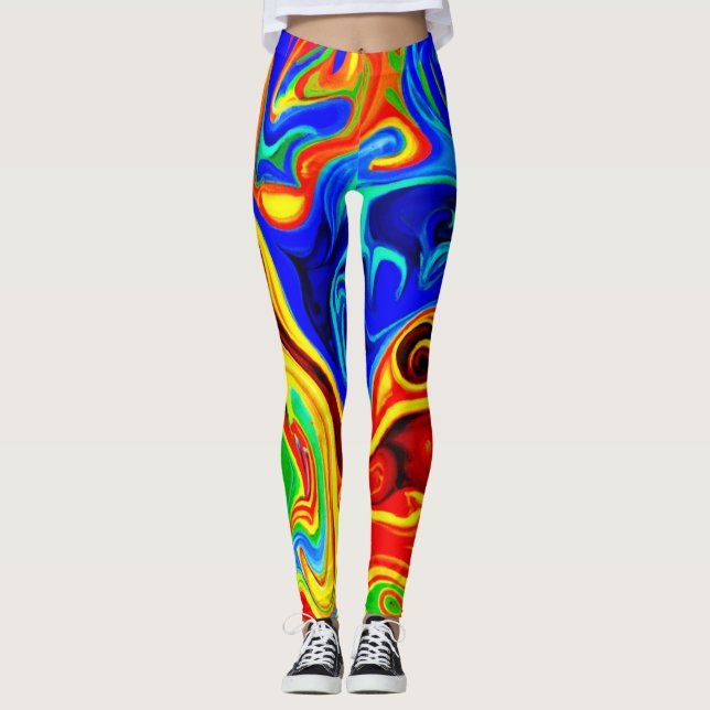 Legging Padrão de estilo vívido (Frente)