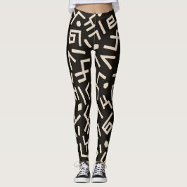 Legging Padrão de Estilos Africanos