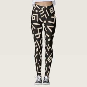 Legging Padrão de Estilos Africanos
