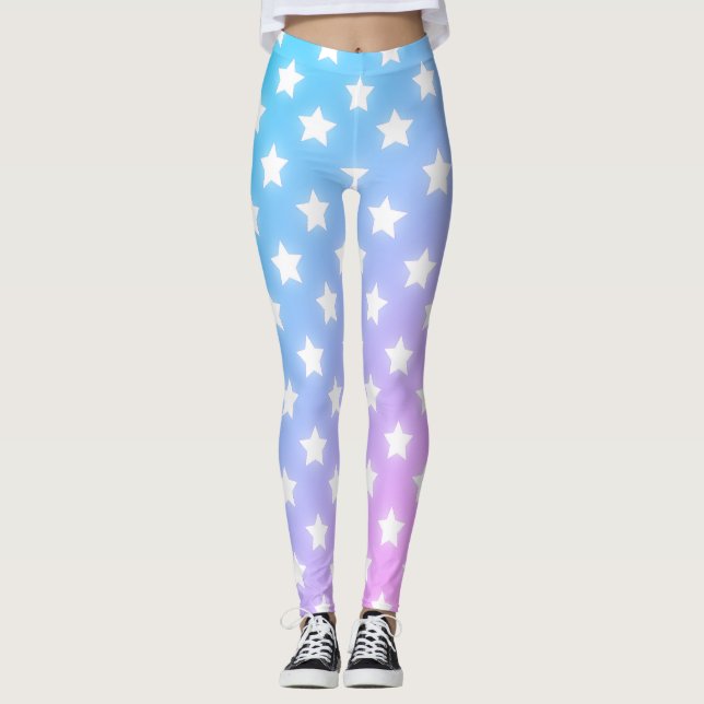 Legging Padrão de estrela (Frente)