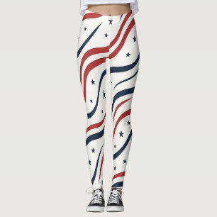Legging Padrão de Estrela Moderna dos EUA Vestuário Ativ