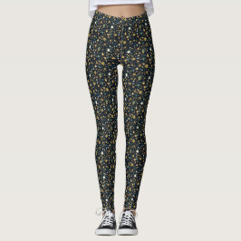 Legging Padrão de Estrela Pequena