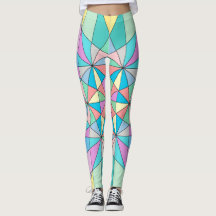 Padrão de Estrela Triangular Mosaico Pastel Retro 