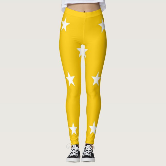 Legging Padrão de estrelas (Frente)