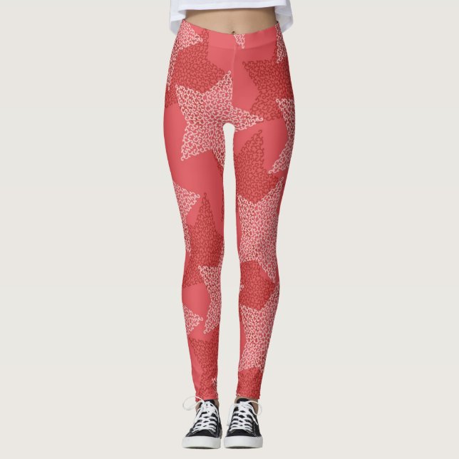 Legging Padrão de estrelas (Frente)