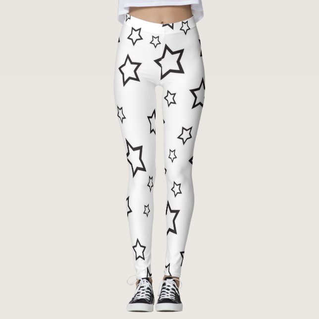 Legging Padrão de estrelas (Frente)