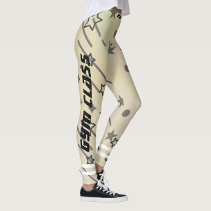Legging Padrão de estrelas personalizadas do exercício