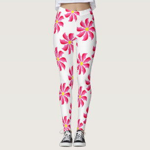Legging Padrão de Flor 11