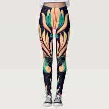 Padrão de Flor Preto Único