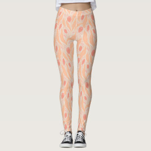 Legging Padrão de flores