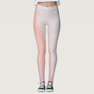 Legging Padrão de Flores Silvestres em Aquarela Caprichosa