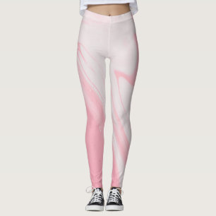 Legging Padrão de Flores Silvestres em Aquarela Caprichosa