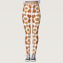 Padrão de Folhas de Halloween e Folhas de outono