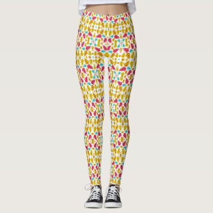 Legging Padrão de Folhas de outono, Padrão de Folhas de ou