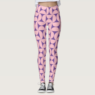 Legging Padrão De Formas Geométricas De na moda em Cores R