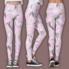 Legging Padrão de Frutas  |  Citrinos Vibrantes