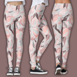 Legging Padrão de Frutas  |  Citrinos Vibrantes