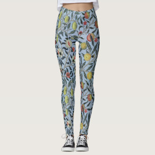 Legging Padrão de Frutas Romã Vintage de William Morris