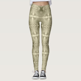 Legging padrão de gradação estilo barroco