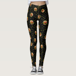 Legging padrão de hambúrguer