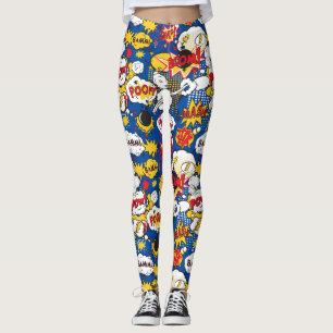 Legging Padrão de história em quadrinhos
